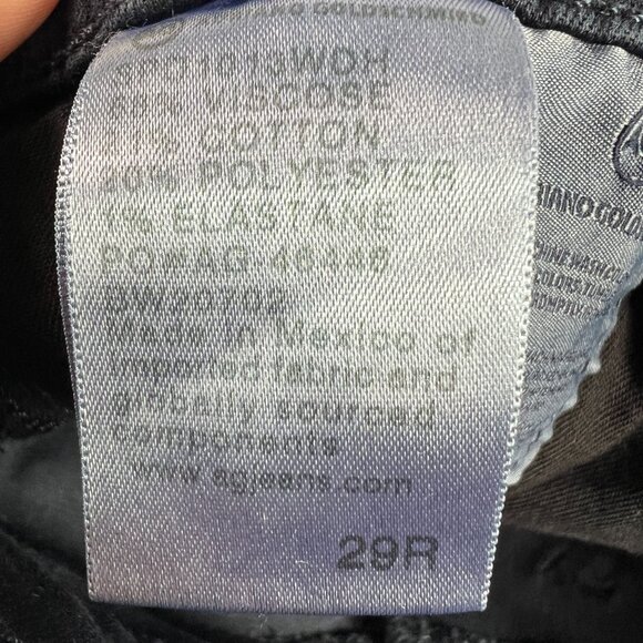 Adriano Goldschmid Jean Womens 30x33* Angel Boot Cut Low Rise Blue Denim Tag 29R - Picture 8 of 16